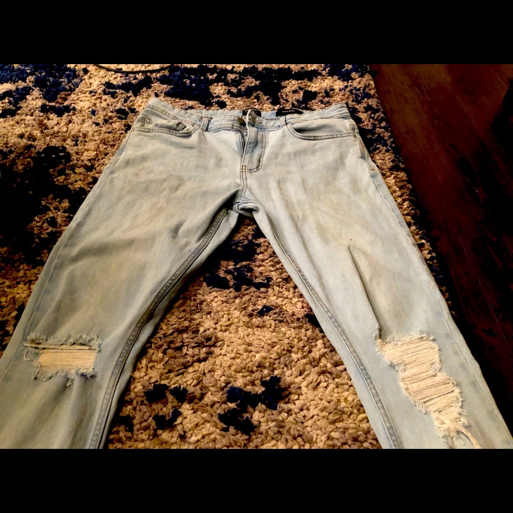 Cotton On super skinny Jeans  (light blue)